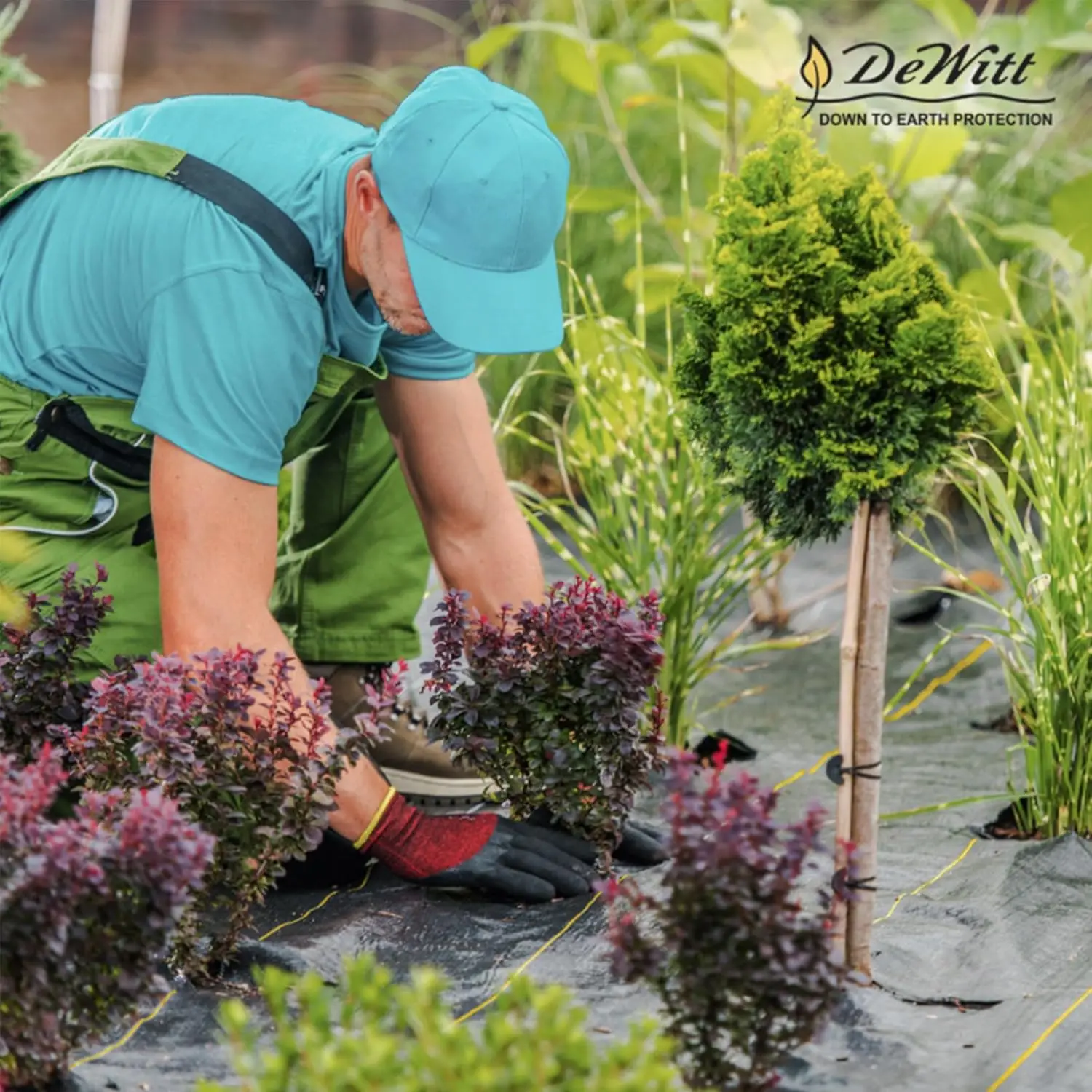 4 x 250 Feet Commercial and Home Garden Landscape Weed Block Barrier, Ideal as Fabric for Yards, Grounding Sheets,