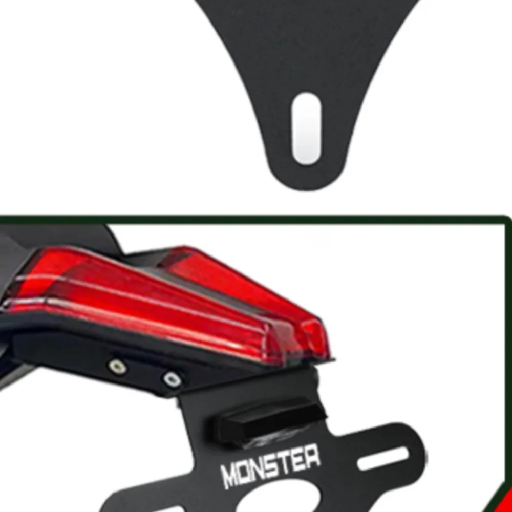 

For DUCATI Monster 1200 R Supersport 939 S 950 2017-2025 Motorcycle License Plate Holder Fender Eliminator Registration Bracket