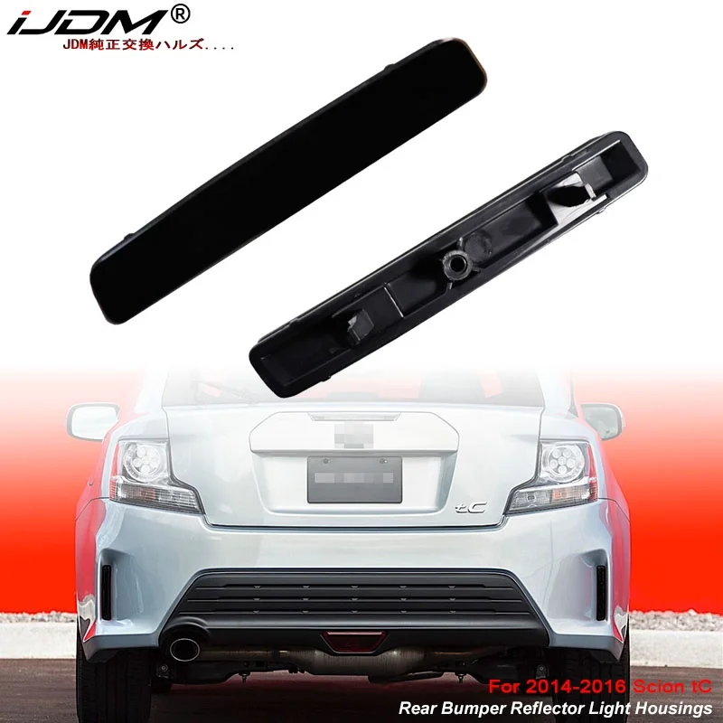 iJDM Rear Bumper Reflector Light Housings For Scion tC 2014-2016 For Toyota Prius V 2012-2017 81910-47010 81920-47010 No Bulb