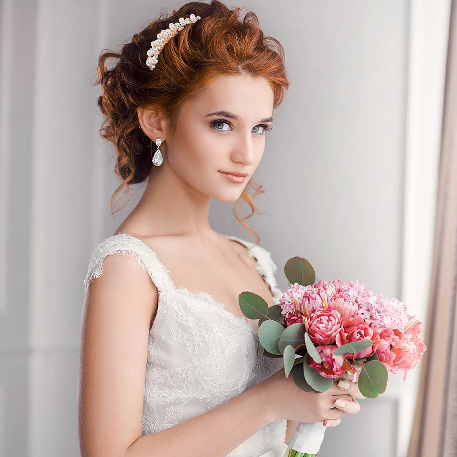 

Pearl Hair Pin Elegant Crystal Hairpins For Women Wedding Bridal Hair Accessories Mini Claw Clip Rhinestone Barrettes