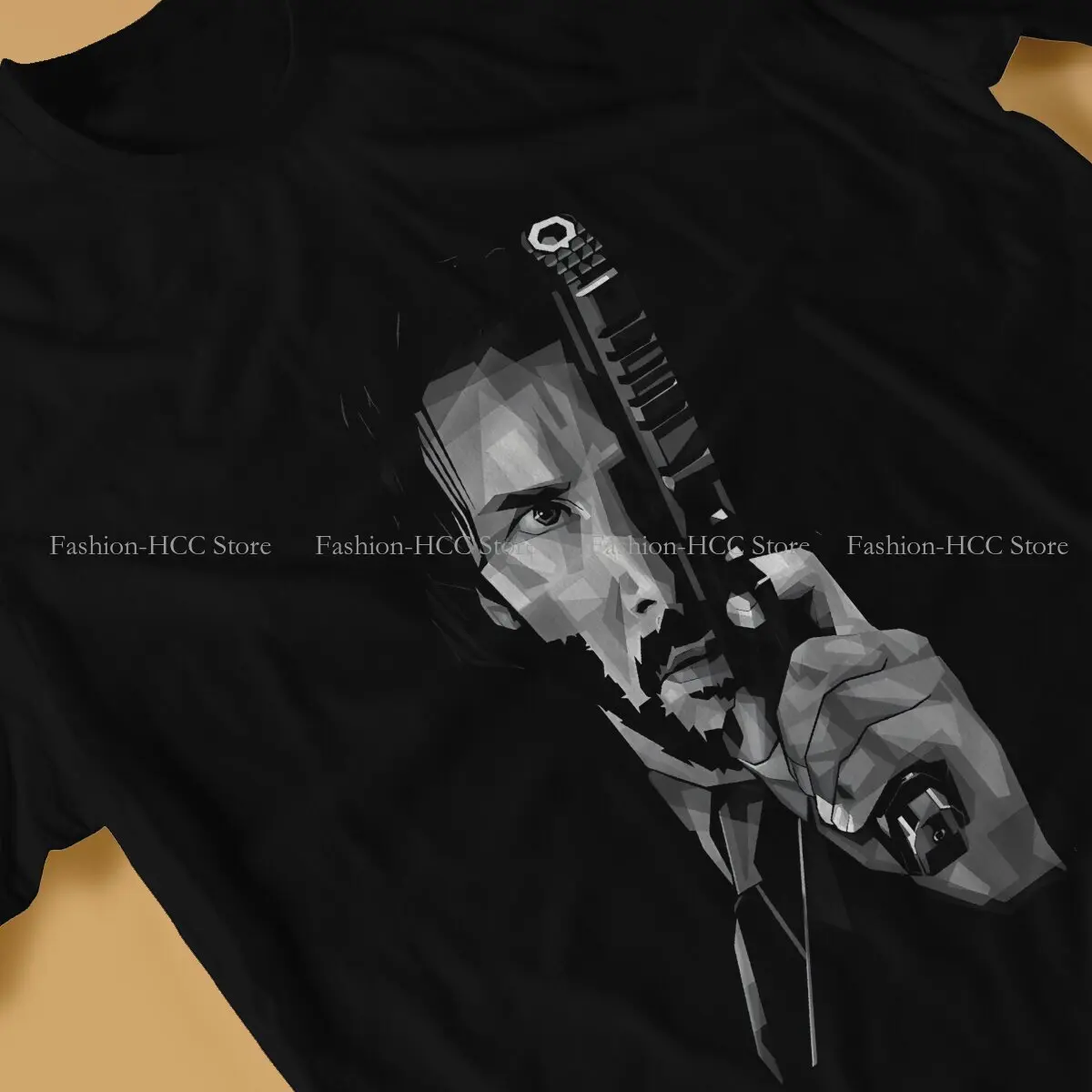 John Wick Polyester TShirt for Men Cool Humor Summer Tee T Shirt Novelty New Design