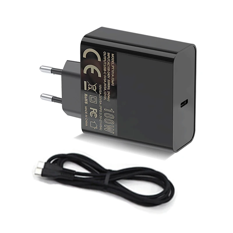 Zasilacz PD 65 W/100 W Interfejs TYPE-C nadaje się do lutownicy elektrycznej HS-02 i lutownicy TS101