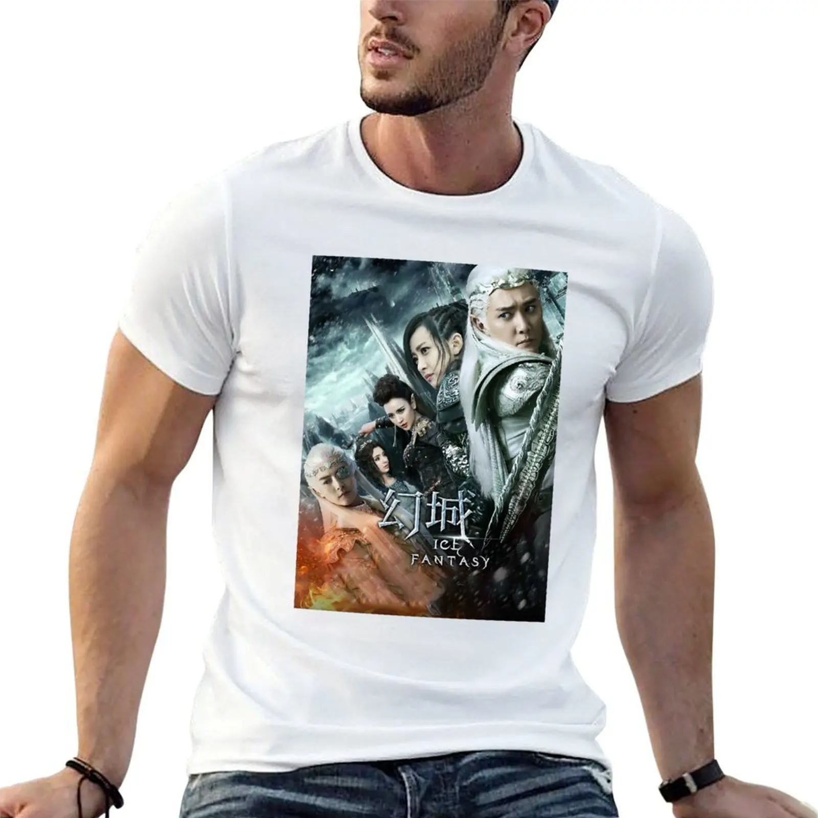 

Ice Fantasy Tshirt T-Shirt essential t shirt t shirts for man cotton funny anime t shirts for man T-shirt