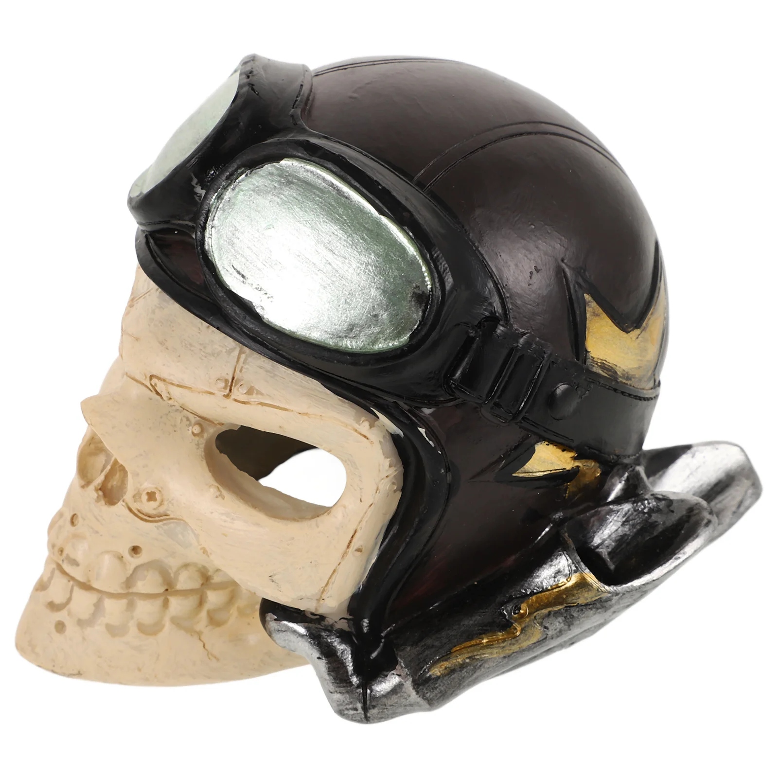 

Resin Skull Aquarium Decor Fish Tank Skull Shelter Betta Fish Hideout Shrimp Hiding Cave Reptile Tank Aquarium Decor