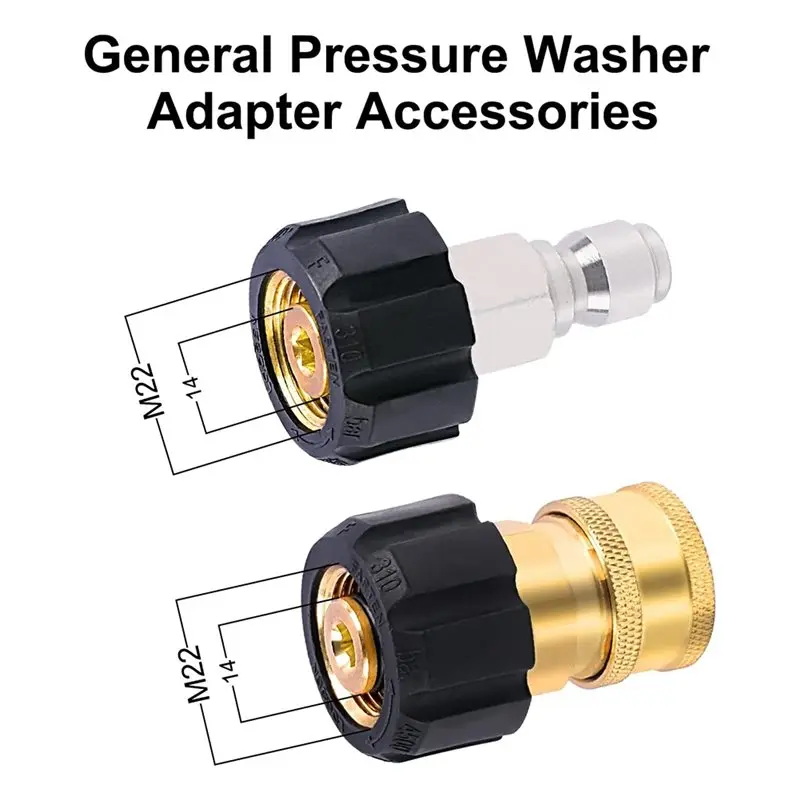 YLS-Pressure Washer Adapter 14Mm To 3/8