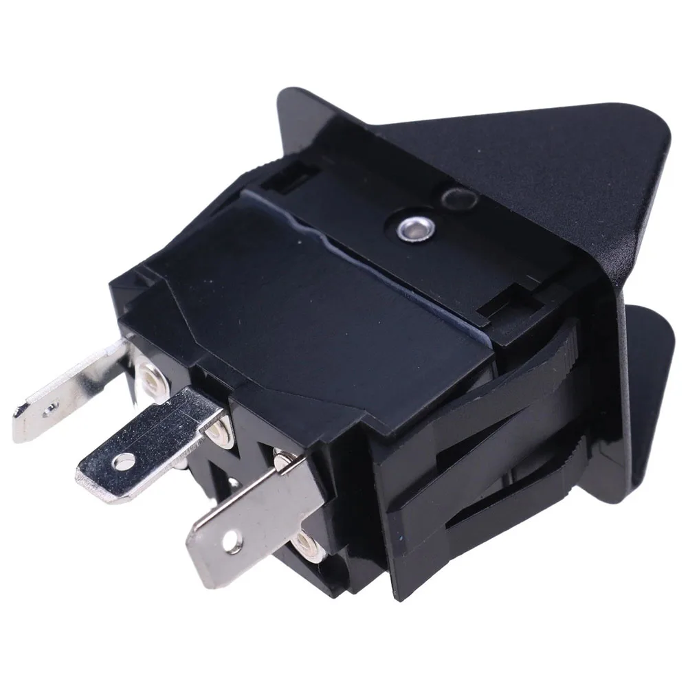 Rocker Switch 30T35687 for Muncie For PTO Equipment 12V 2A 3 Pin Guarded Rocker with Red Status Indicator Light