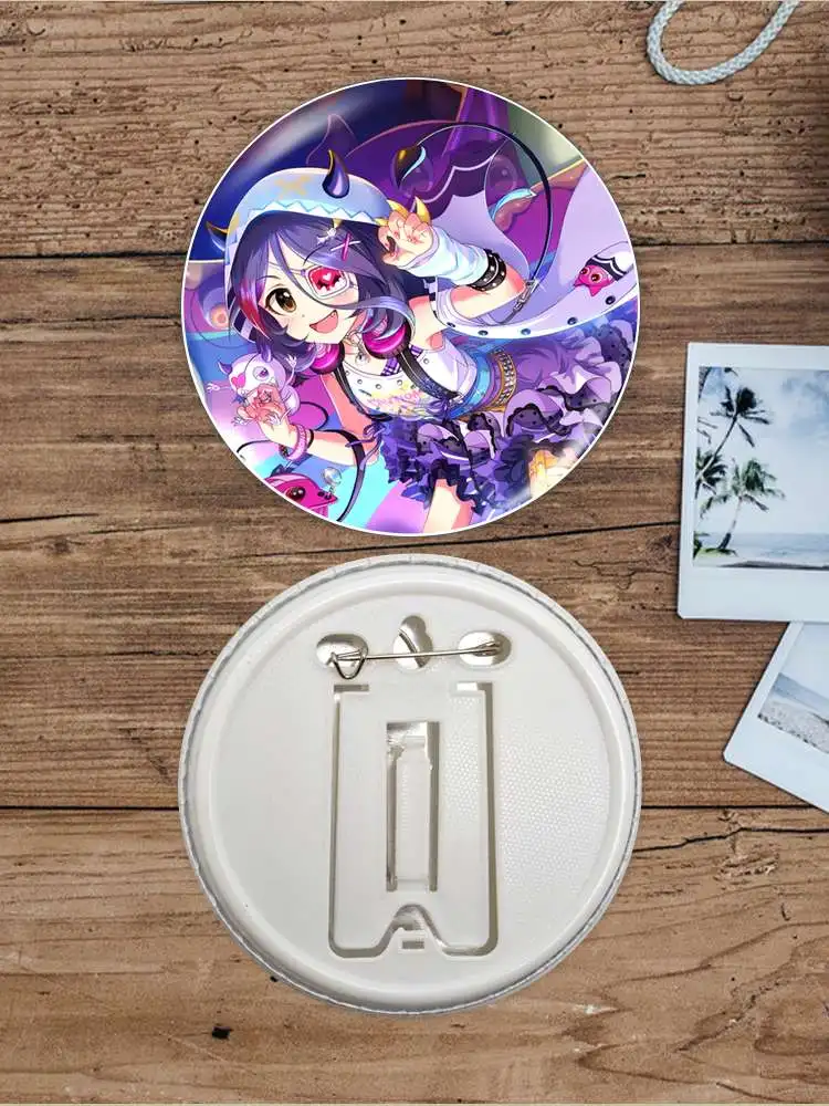 Hayasaka Mirei Game Anime Character Soft Button Badge Brooch anchor Peripherals Pin CartoonCute Clothes Lover Trinket Creative