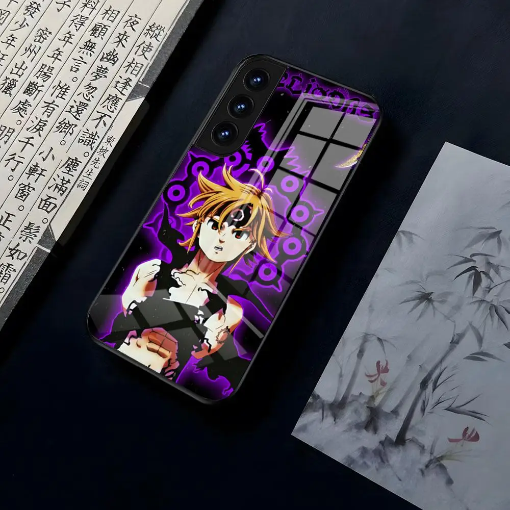 Meliodas Anime Phone Case 2024 new For Samsung S 24 23 22 21 Ultra 10 Plus Pro Fe 20 Note 10Pro S30 Shockproof Phone Case