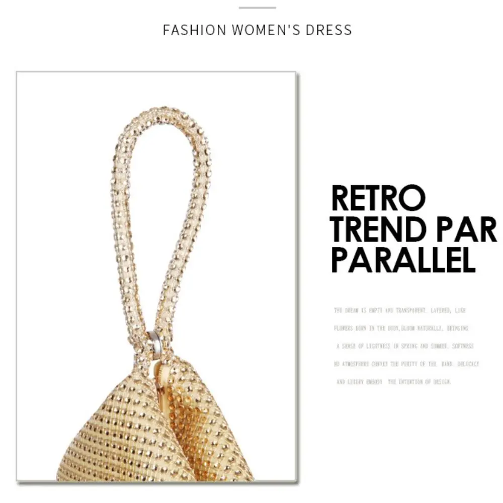 

Треугольный дизайн, блестящий клатч со стразами, модный роскошный блестящий клатч, сверкающий мини-вечерний клатч, женский