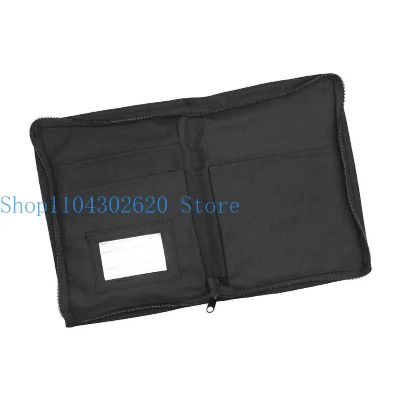 

652F Upgrades Car Manual Bag with Multiple Pocket Designs Car Glove Box Organizers for Card Registration & Document Storage