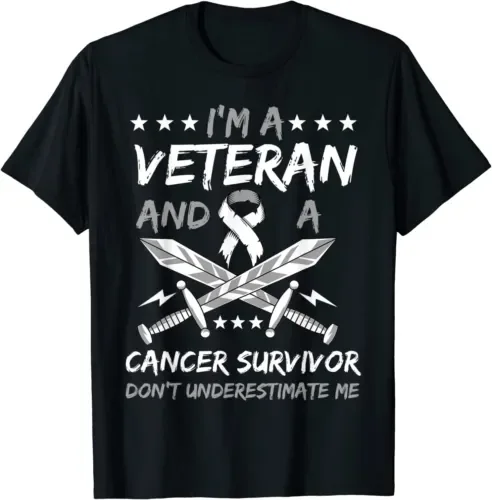 Cancer Survivor Veteran Chemotherapy Design T-ShirtGraphic T-shirts For Men Clothing Women Tees Y2K Tops Unisex Summer