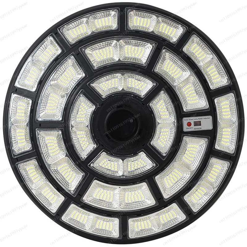 Solar Street Light Integrated Outdoor Park Garden Community Household Road Lighting Round  Flying Saucer
