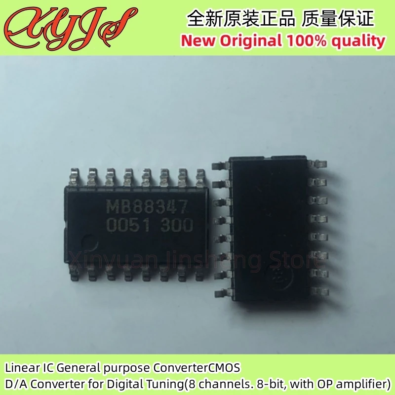 5Pcs/LOT MB88347 MB88347PF SOP-16 Linear IC General purpose Converter CMOS D/A Converter for Digital Tuning New 100% quality