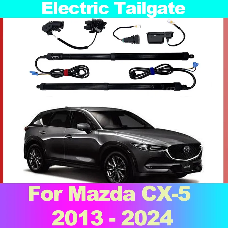 

Для Mazda CX-5 2013-2024, установка багажника и вариант крышки багажника, автоматический запуск, электрическая задняя дверь, буксировочная штанга