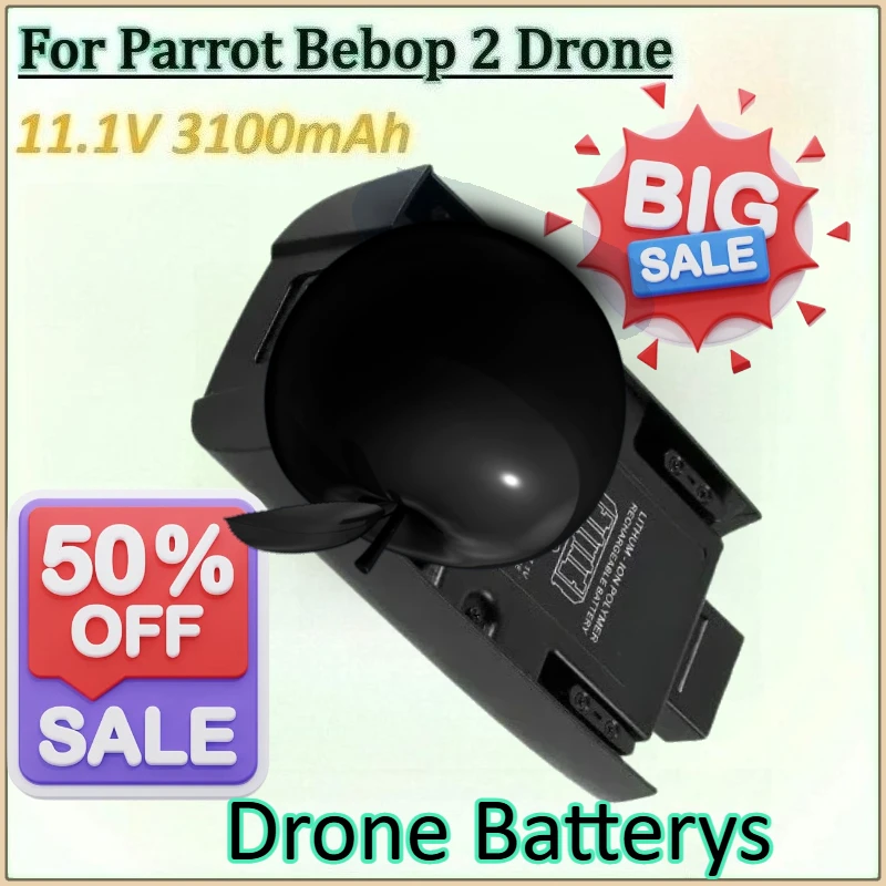 

New 11.1V 3100mAh for RC Quadcopter Parts for Parrot Bebop 2 Drone Battery Upgrade Lipo Lipo Upgrade Rechargeable Battery
