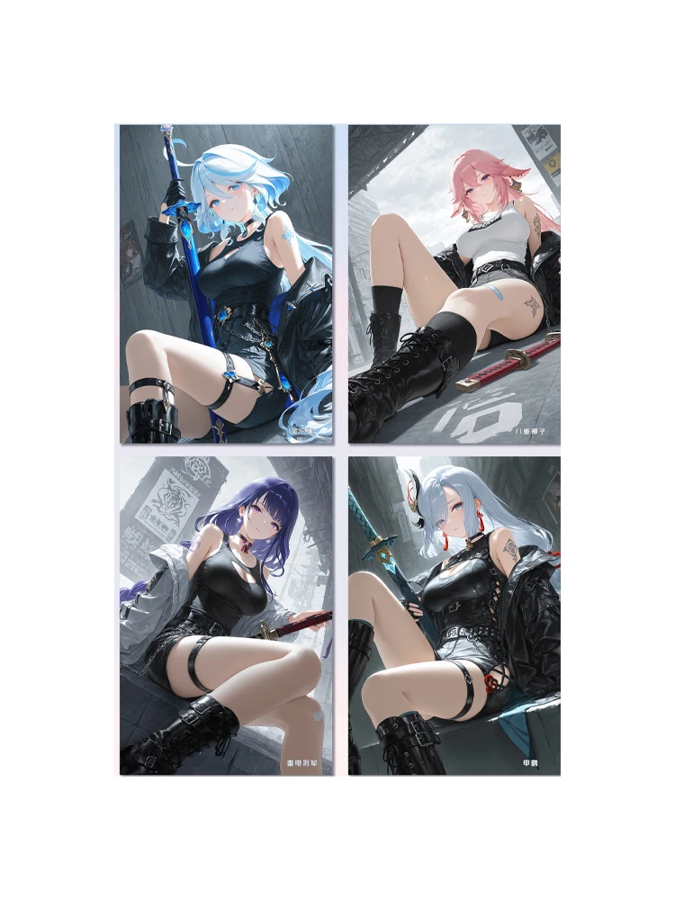 Commercio all'ingrosso 2025 Crispy Heart Card Society - Mianmian Qintang Carta colorata acrilica ACG CCG TCG Regali per hobby