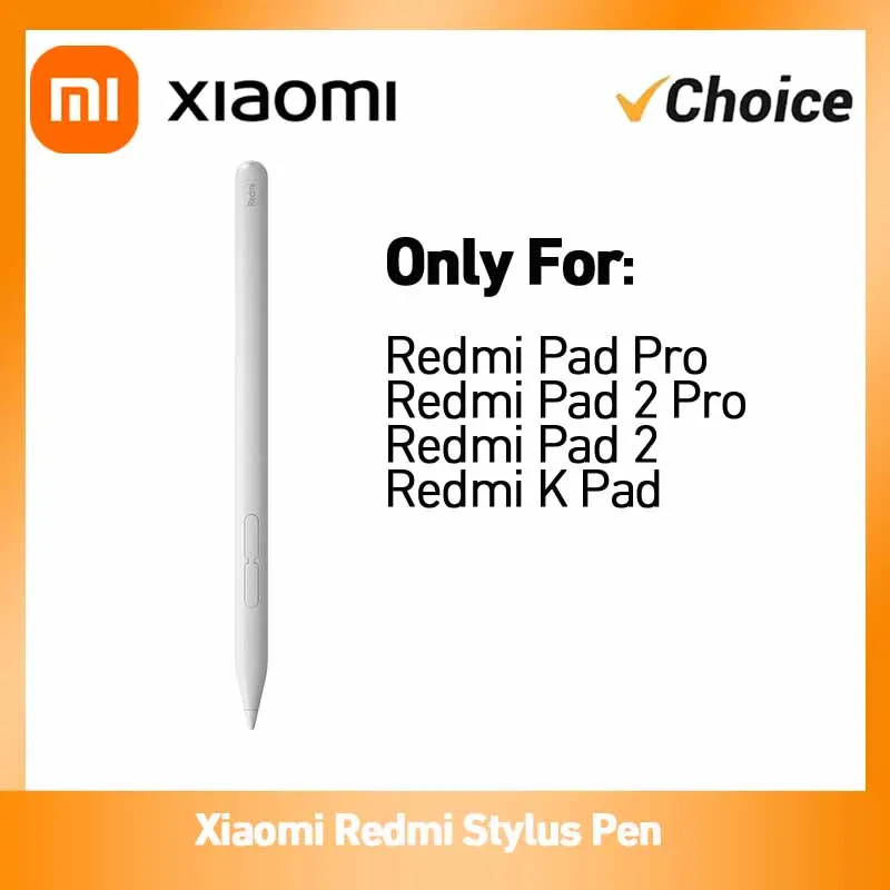 New Redmi Stylus Pen for Redmi Pad Pro / Pad 2 Pro / Pad 2 / K Pad, 5ms Ultra-Low Latency 4096 Pressure Levels 10g Sensitivity