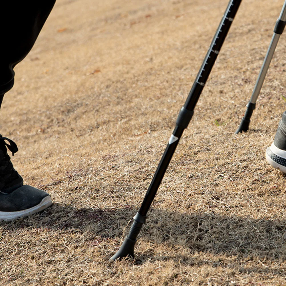 

4PCS Trekking Pole Tips Rubber Cover Protector Non Slip Universal Replacement Hiking Camping Accessories Cement Road Steep Path