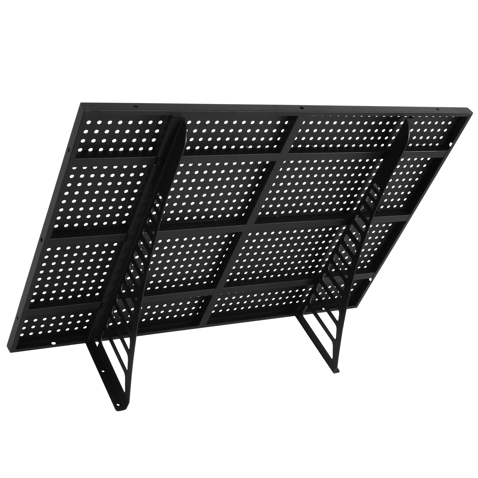 

Комплект из 4-х металлических настенных полок для гаража 2x3 фута, усиленные, грузоподъемность 280 фунтов, с крючками