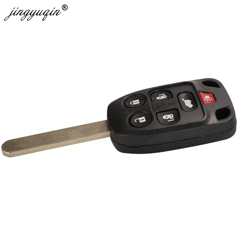 jinyuqin 5/6 Buttons Remote Key Shell fit for HONDA Odyssey Elysion Remote Key Case Fob Replacement