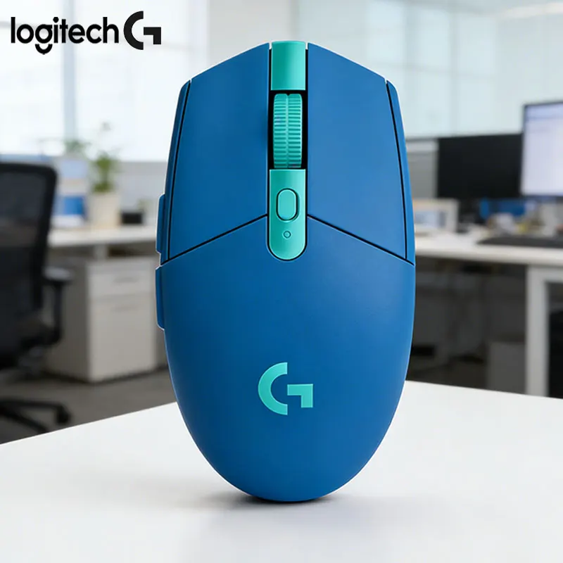 

Беспроводная игровая мышь Logitech G304 с двумя режимами работы, профессиональная, доступна в черном, фиолетовом, синем, белом цветах, а также Logitech G305.