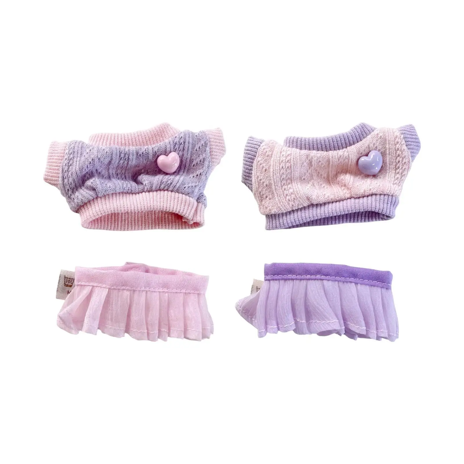 봉제 인형 옷 사진 소품 DIY 교육용 드레스업 17cm 15cm 인형