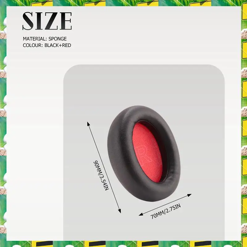 3C الإلكترون استبدال الأذن وسادة غطاء رغوة بطانة للأذن وسادة مريحة ل Anker Soundcore Life Q10 / Q10 سماعات بلوتوث ، Rep