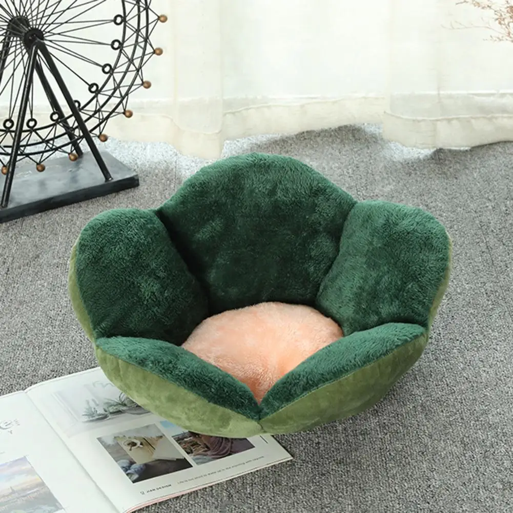 Pet Bed Flower Shape Cat Sleep Nest Sofa Pets Bed Cattery Puppy Cat Nest Cushion Plush Dog Mattress For Small Medium Dogs Cats