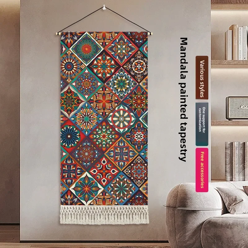 Xinjiang ethnic style characteristic decorative background wall art tapestry literature restaurant hanging cloth bedroom