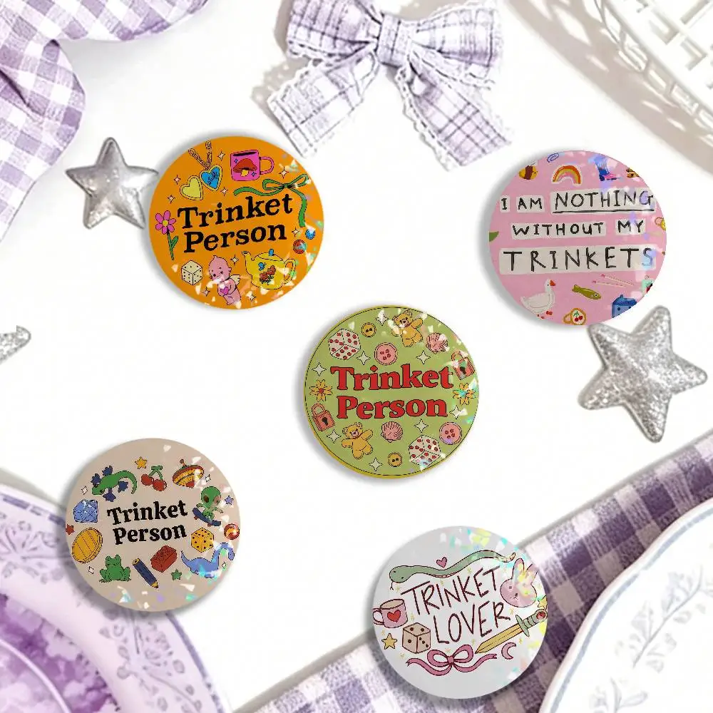 Trinket Person Laser Badge Clothes Backpacks Hats Accessories Gifts For Children Friends Fans Collectibles