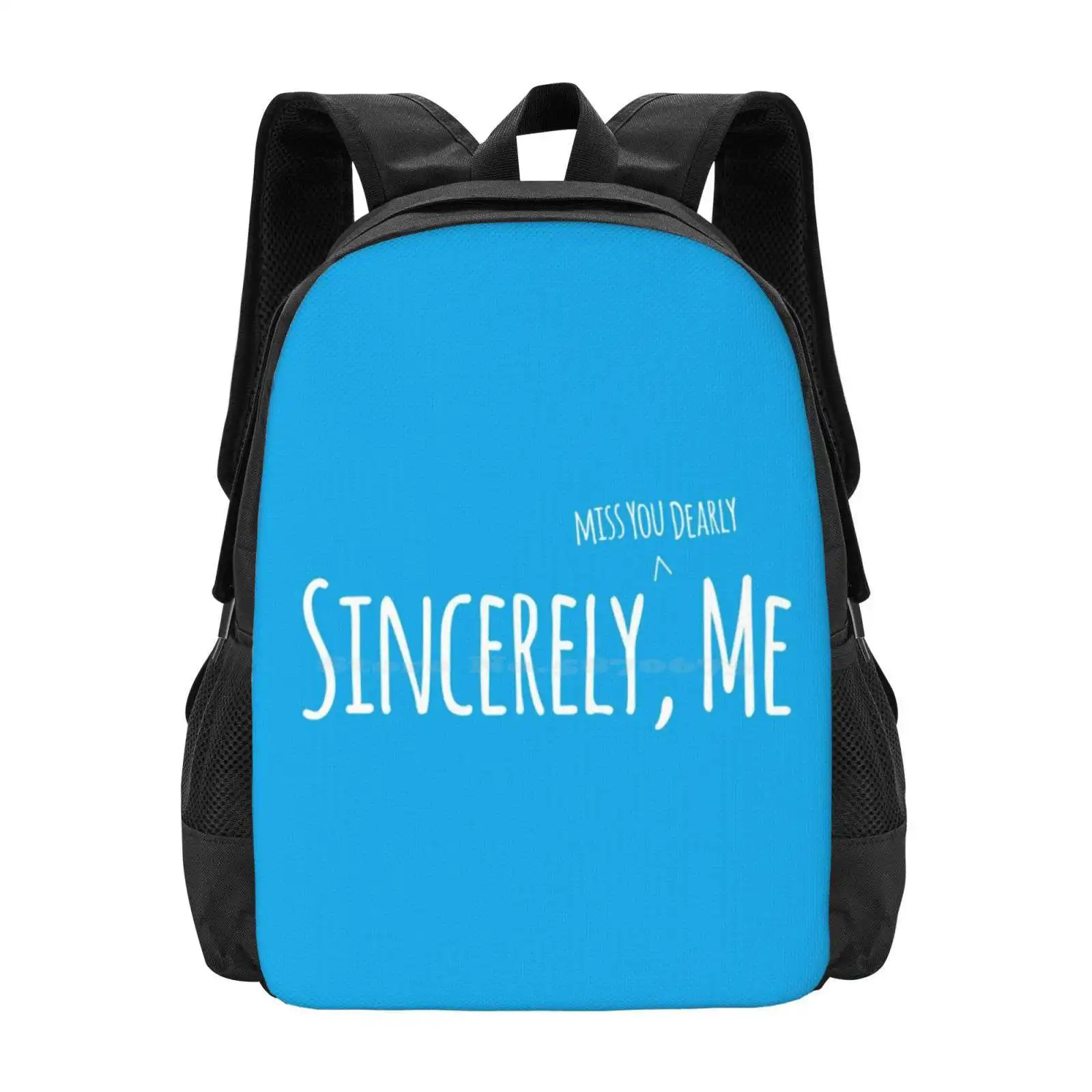 

Sincerely , Me-Dear Evan Hansen Backpacks For School Teenagers Girls Travel Bags Dear Evan Hansen Deh Connor Murphy Jared