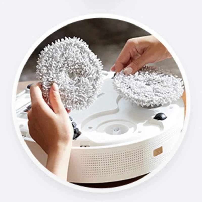 For Dreame Bot W10 / W10 Pro Mop Pad Spare Parts Robot Vacuum Self Cleaning Mop Cloths Replacement Accessories 6Pcs