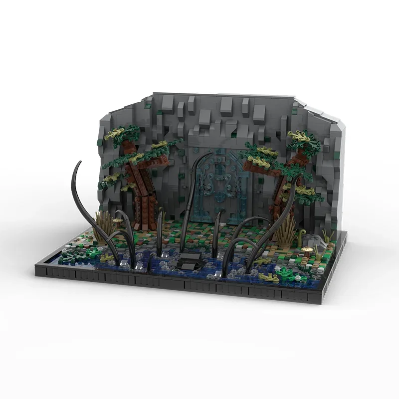 2786 piezas MOC Puerta de Moria El Señor de los Anillos Bloques de Construcción Modelo Arquitectónico Juguete Educativo Regalo Festivo Ladrillos