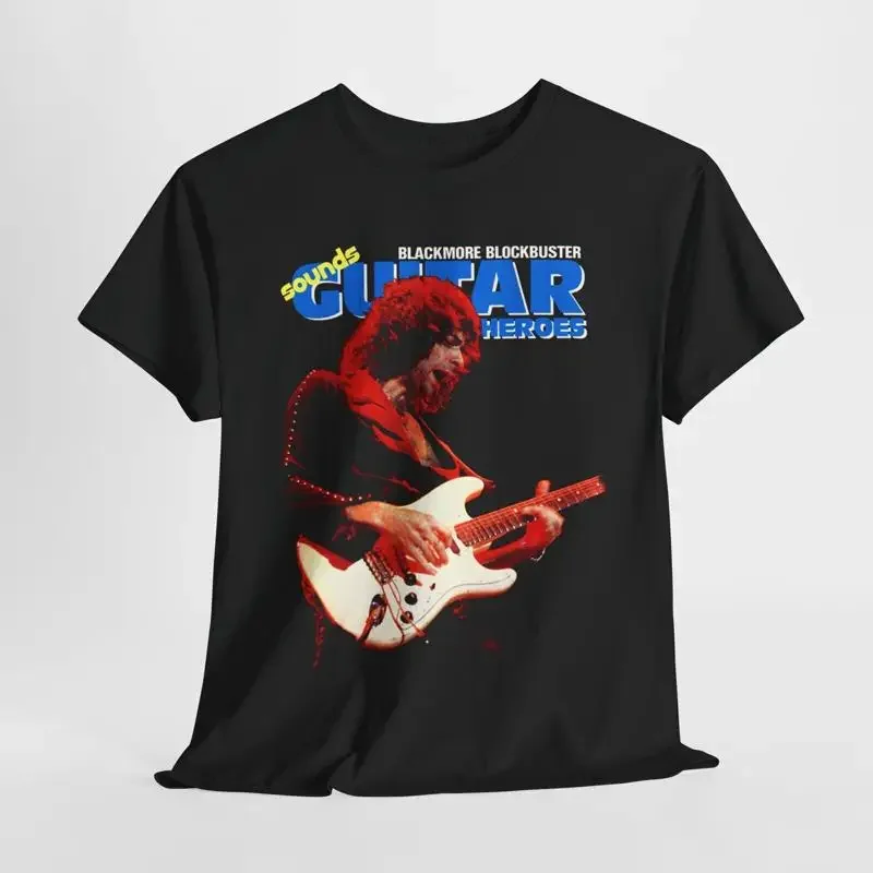 Ritchie Blackmore Guitar Heroes Band Poster Álbum Capa de Álbum Camiseta Todos os tamanhos S 5Xl