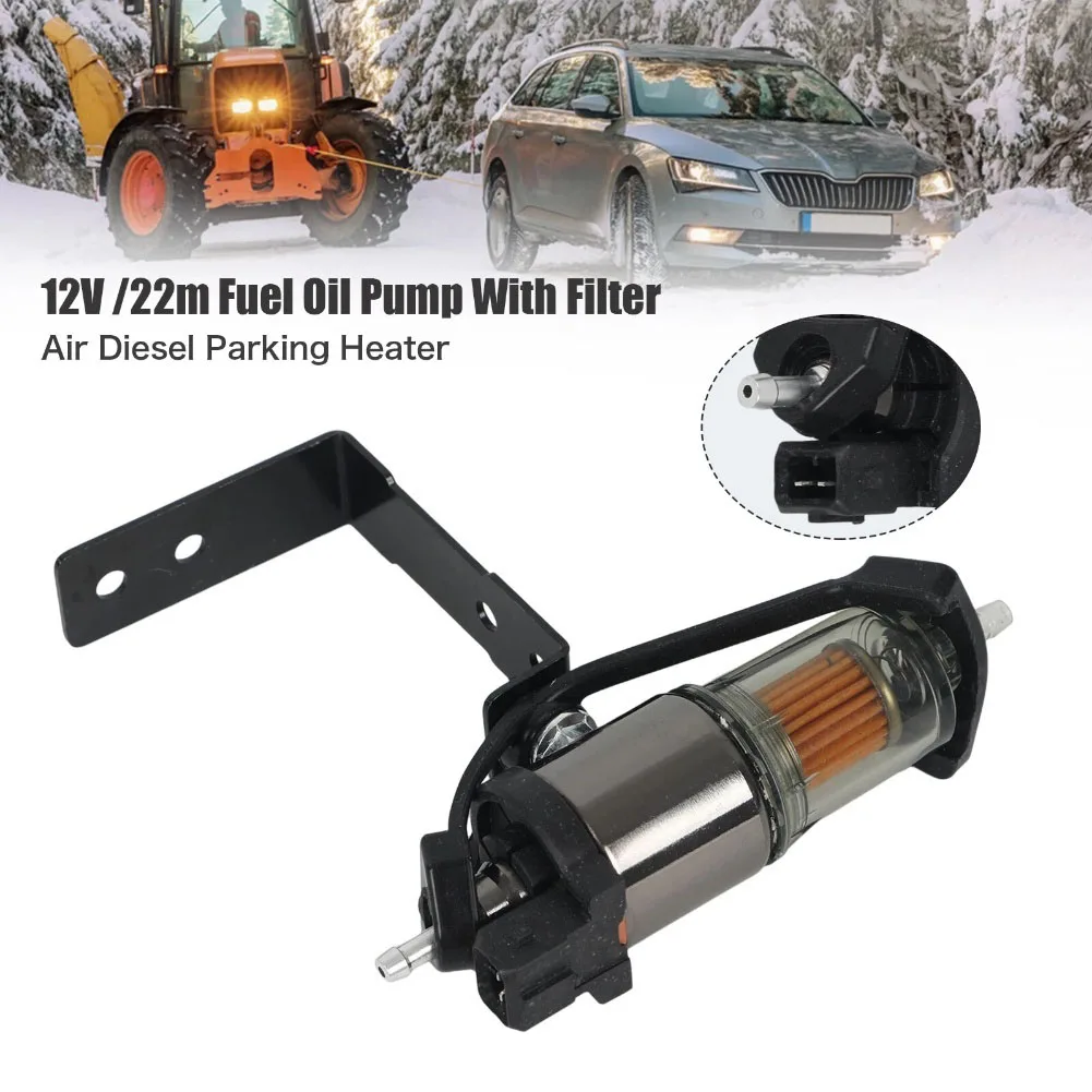 

Автомобильный обогреватель Топливный насос Воздушный дизельный обогреватель Насос с кронштейном фильтра Для 1–5 кВт Воздушные обогреватели Двигатели 22 мл Насос Масляный автомобильный обогреватель Запчасти