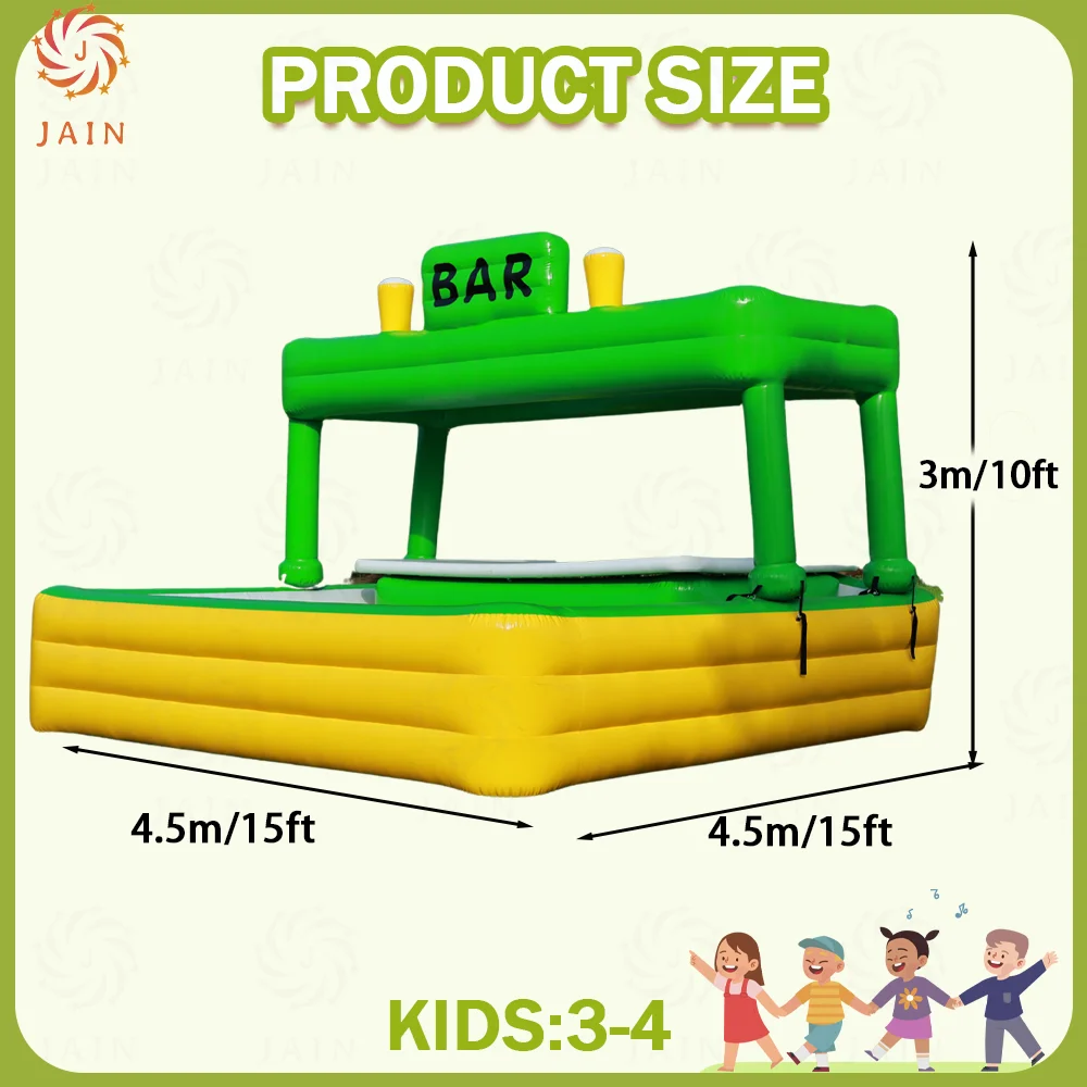 

Commercial Outside Backyard Party House Inflatable Pub For Adult Party Event Portable Inflatable Pool Bar Tent With Air Pump