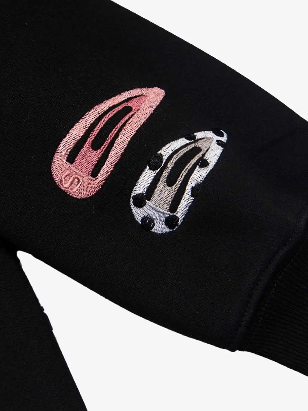 Removable Hair Clip Decoration Zipper Hoodies Womens Cardigan Jacket Kawaii Oversized Hoodie Sweatshirt Fashion Y2k Clothes