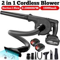 21V Cordless Vacuum Clean Electric Air Blower Dust Blowing Dust Computer Collector Hand Operat Power Tool For 18V Battery