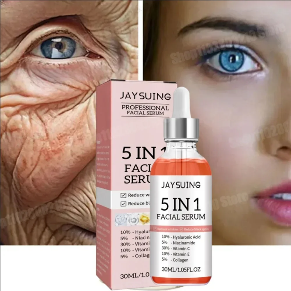 

Collagen Wrinkle Remover Face Serum Anti Aging Whitening Moisturizing Fade Fine Lines Dark Spots Brightening Cosmetics