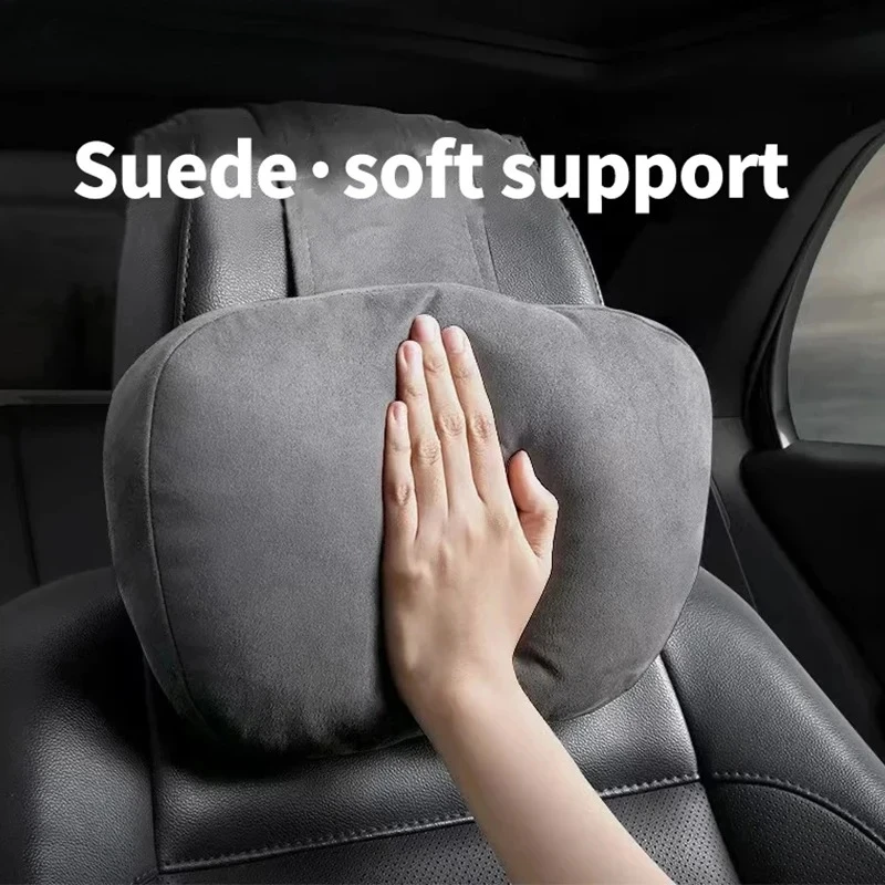 

Car Neck Pillow Car Seat Headrest Pillow Auto Memory Cotton Protector Cushion For Universal Car Head Support for Gaming Chair
