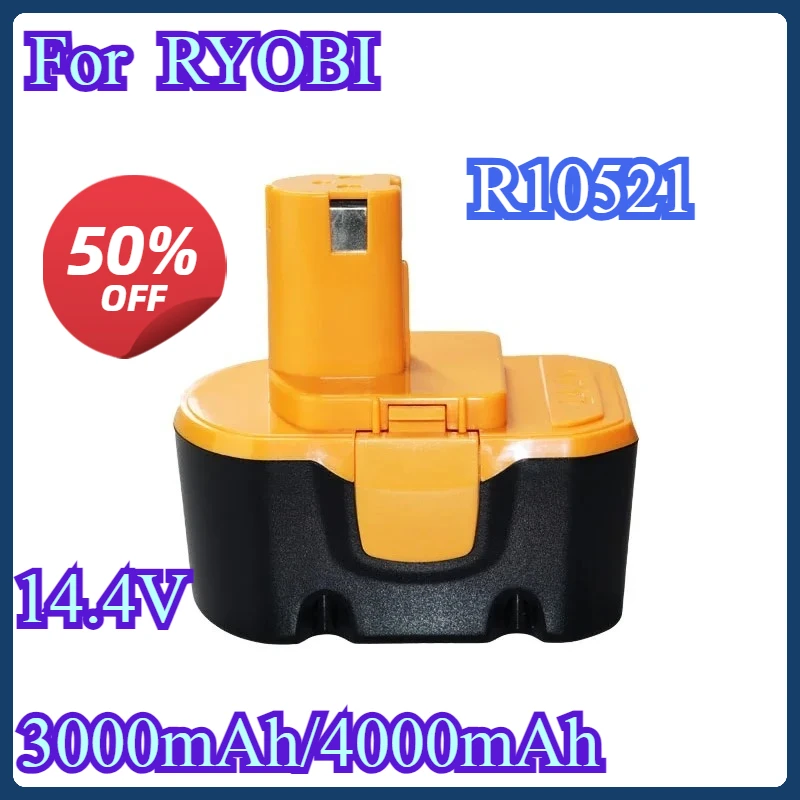 

14.4V 4.8/6.8/9.8Ah for Ryobi Battery R10521 RY6201 RY6202 130224010 130224011 1314702 1400144 1400655 Cordless Power Tools