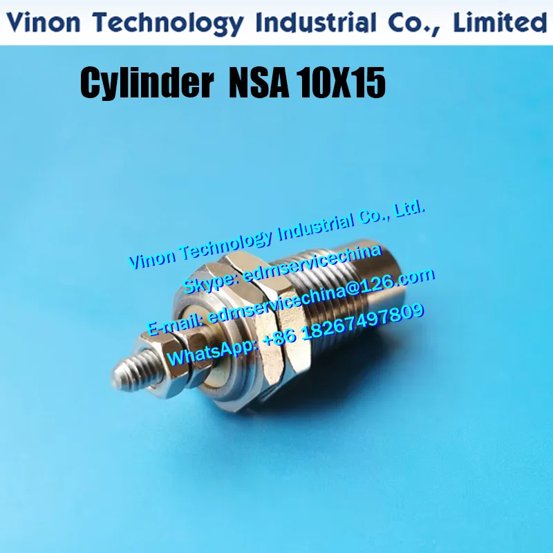 (2PCS) NSA 10X15 EDM Cylinder P656F000P13 DK13700 for DWC-FA20 series machine P656-F000-P13, DK137A