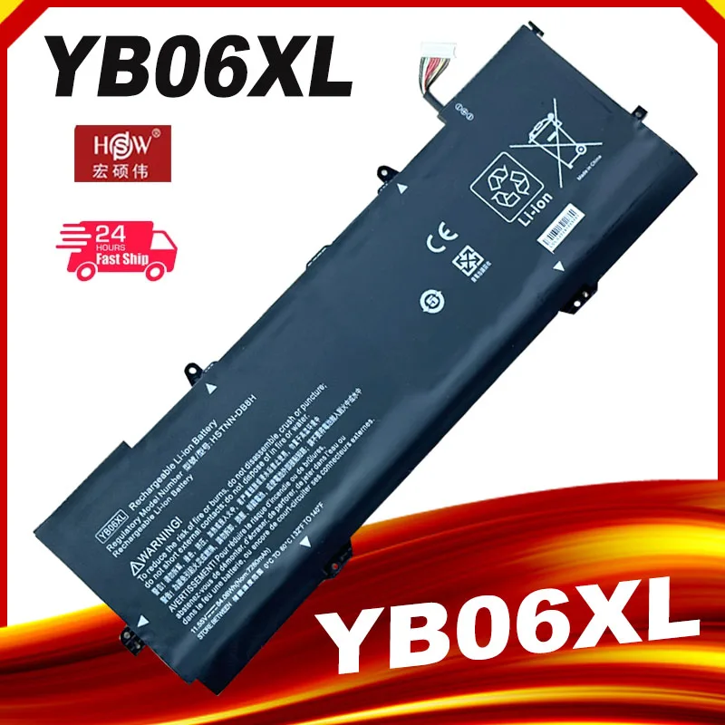 

YB06XL Battery For HP Spectre X360 15-CH002TX CH013TX CH070NZ CH034NG CH030NZ HSTNN-DB8H DB8V TPN-Q200 928427-271