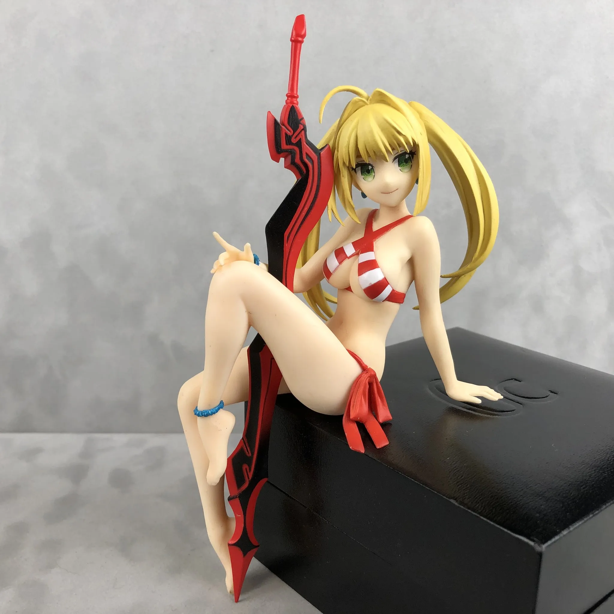 14CM Anime Fate/Grand Order Nero Claudius Figure Noodle Stopper Figure Caster Nero Claudius Caesar Augustus Germanicus Toys Doll