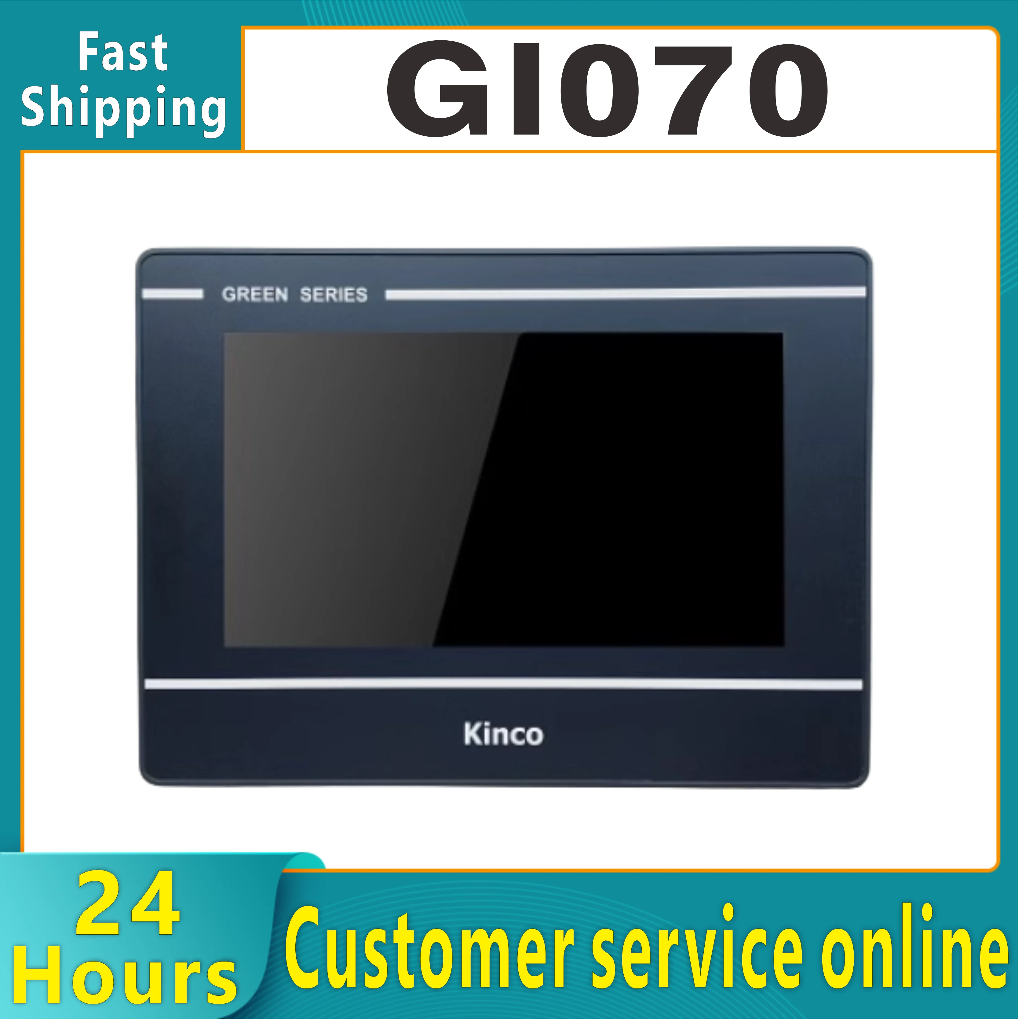 

Kinco GL070 GL070E HMI Touch Screen 7 inch 800*480 Ethernet 1 USB Host new Human Machine Interface upgrade MT4434TE MT4434T