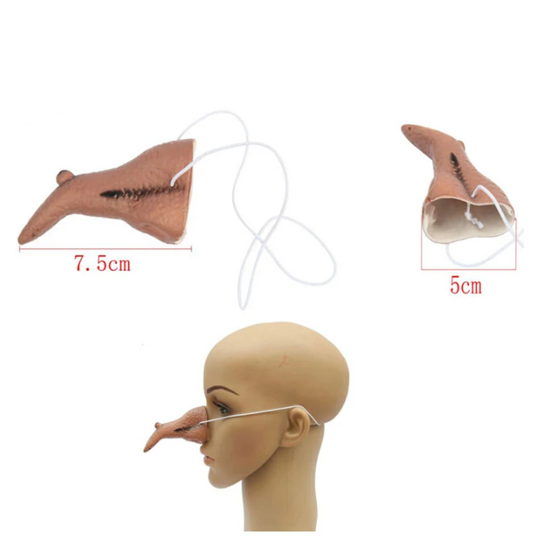أنف ساحرة للفتيات ، إكسسوار زي الهالوين ، ملابس سيدة ، لوازم كرنفال ، عطلة ، 1 *