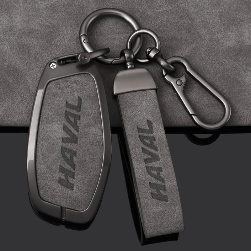 Alloy Car Key Case Cover for Great Wall Haval H6 2024 H9 2024 H2 M6 Cool Dog Plus Owl Dragon MAX F7 F7X F7H H8 H3 Accessories