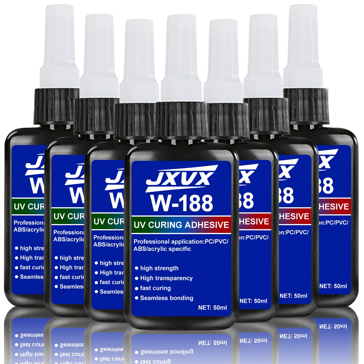 

Jxvx УФ-смола, 50 мл, улучшенная УФ-смола, твердая прозрачная эпоксидная смола с УФ-отверждением для изготовления ювелирных изделий