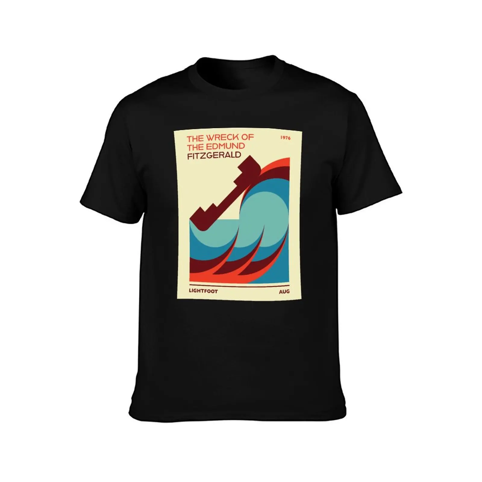 The Wreck Of The Edmund Fitzgerald T-Shirt Relaxed Casual Short Sleeve Tee T-Shirt