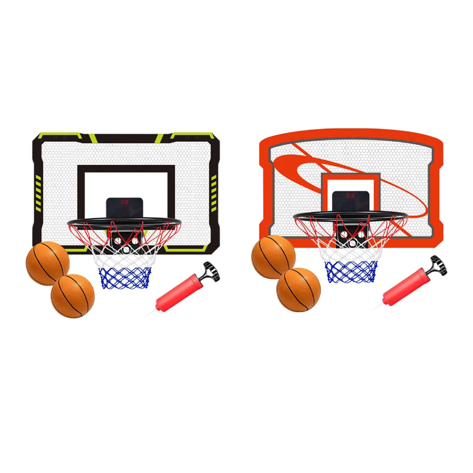 Electronic Scoring Basketball Frame Basketball Training Punch Free Outdoor Sports for Teens Boys Girls Children Adults Wall